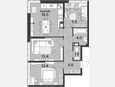 4-комнатная квартира, 69.70 м², 16/16 этаж фото 0