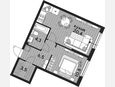 2-комнатная квартира, 45.50 м², 2/19 этаж фото 0