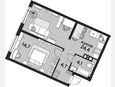 2-комнатная квартира, 47.90 м², 8/19 этаж фото 0