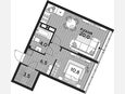 2-комнатная квартира, 44.80 м², 18/19 этаж фото 0