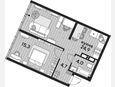 2-комнатная квартира, 48.90 м², 19/19 этаж фото 0