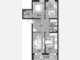 3-комнатная квартира, 69.50 м², 11/16 этаж фото 0