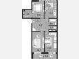 3-комнатная квартира, 70.30 м², 16/16 этаж фото 0