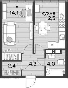 1-комн. квартира фото 0