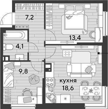 3-комн. квартира фото 0