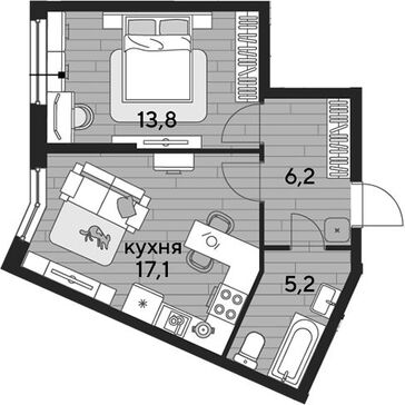 2-комн. квартира фото 0