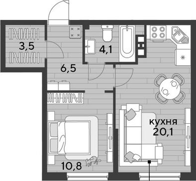 2-комн. квартира фото 0