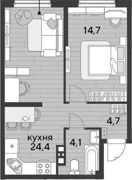 2-комн. квартира фото 0