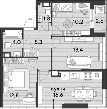 4-комн. квартира фото 0