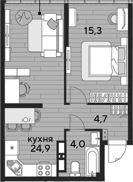 2-комн. квартира фото 0