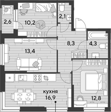 4-комн. квартира фото 0