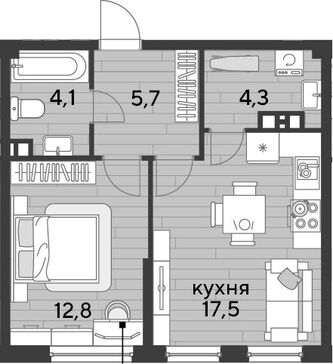 2-комн. квартира фото 0