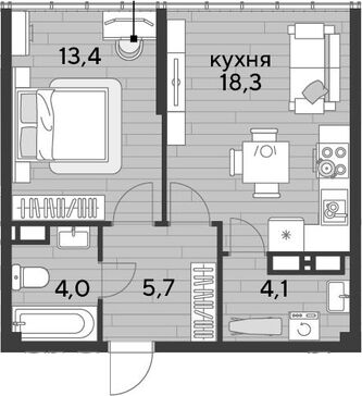 2-комн. квартира фото 0