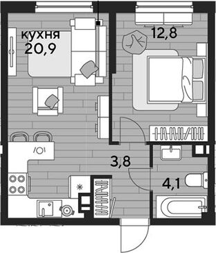 2-комн. квартира фото 0