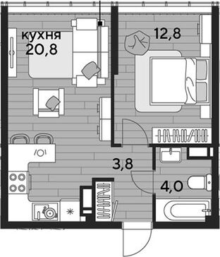 2-комн. квартира фото 0