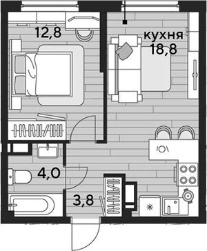 2-комн. квартира фото 0