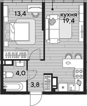 2-комн. квартира фото 0