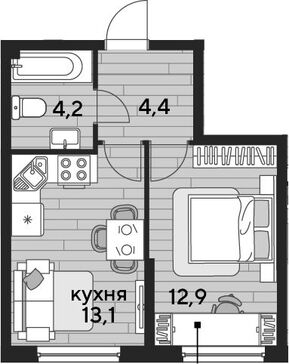 1-комн. квартира фото 0