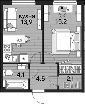 1-комн. квартира фото 0