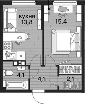1-комн. квартира фото 0