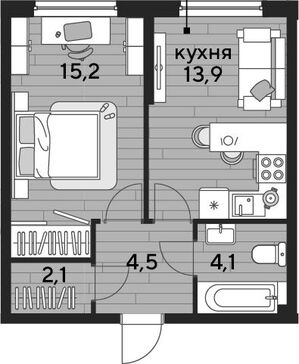 1-комн. квартира фото 0