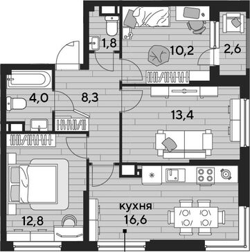 4-комн. квартира фото 0