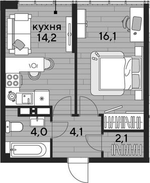 1-комн. квартира фото 0