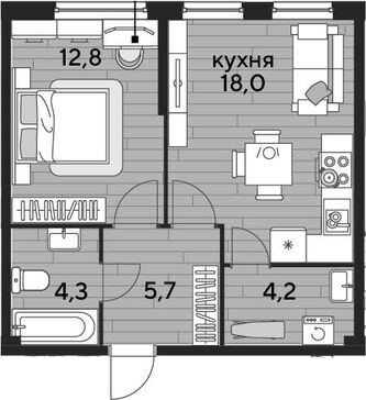2-комн. квартира фото 0
