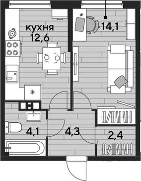 1-комн. квартира фото 0