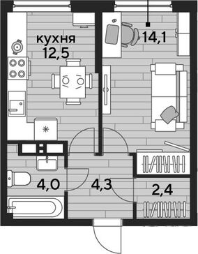 1-комн. квартира фото 0
