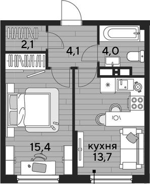 1-комн. квартира фото 0