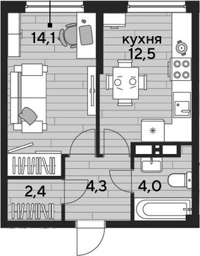 1-комн. квартира фото 0