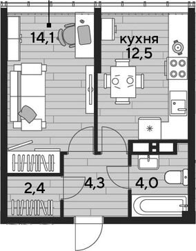 1-комн. квартира фото 0