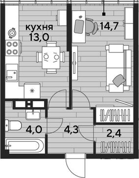 1-комн. квартира фото 0