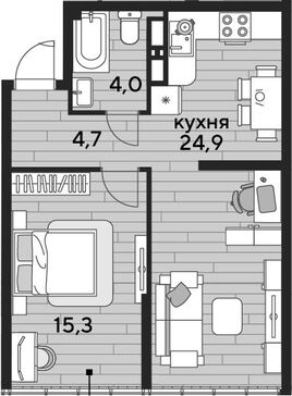 2-комн. квартира фото 0