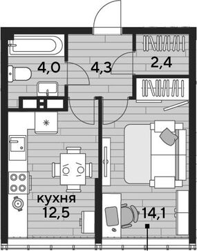 1-комн. квартира фото 0