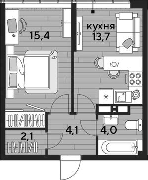 1-комн. квартира фото 0