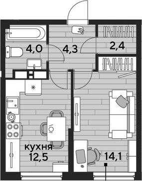 1-комн. квартира фото 0