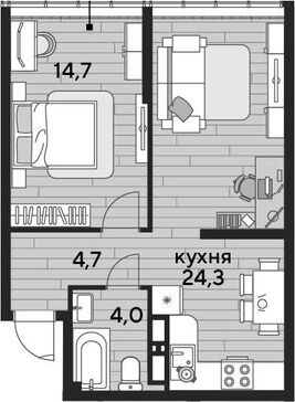 2-комн. квартира фото 0