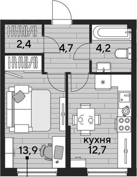 1-комн. квартира фото 0