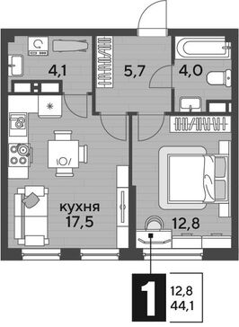 2-комн. квартира фото 0