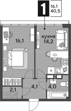 1-комн. квартира фото 0